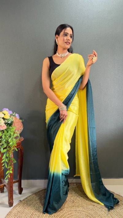 LC 100 BY SAGAR IMPEX SOFT CHINON READYMADE SAREE EXPORTER IN SURAT